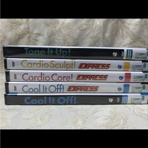 New Lot of 5 BeachBody Debbie Siebers Slim Series Workout DVDs